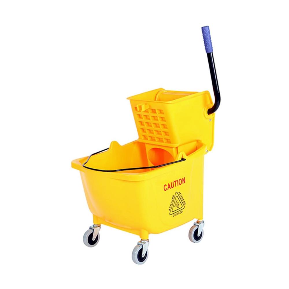 Bucket And Wringer Yellow Side Press 35QT (33.12L , 8.75 Gal)