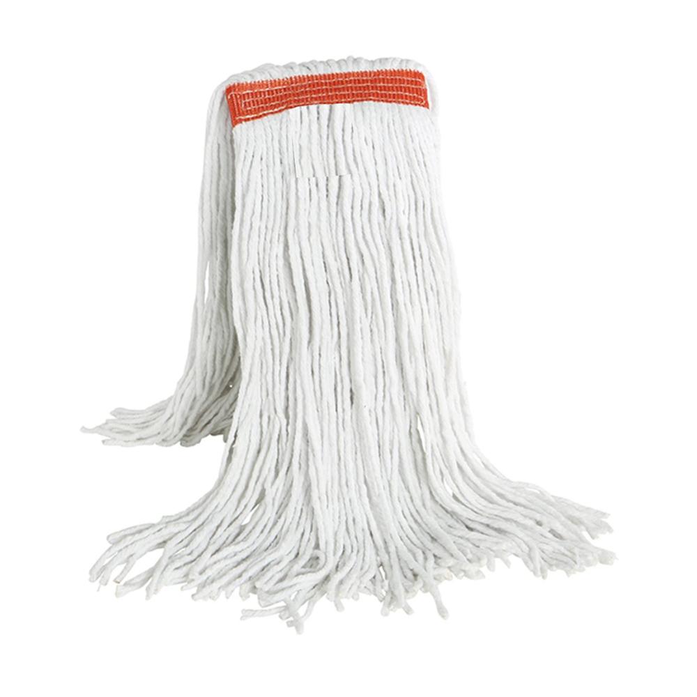 Synthetic Wet Mop Narrow Band 20Oz Cut End White