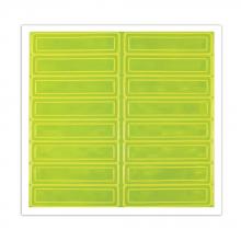 PIP Canada DSIHP1X4YLW - Stripes Reflective Adhesive Yellow - 16/Sheet 1" x 4"