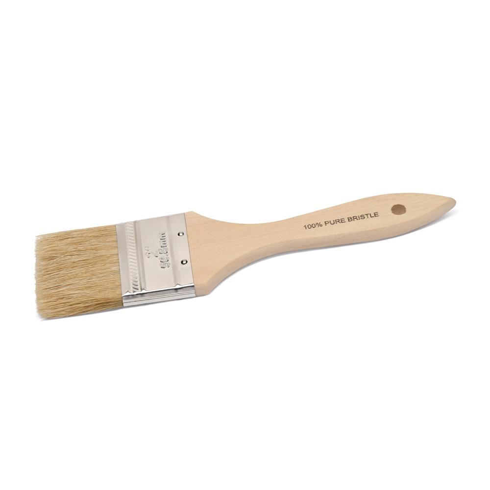 Paint Brush, Pure Bristle 1&#34; Wood Handle