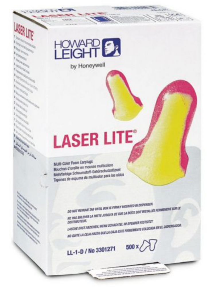 Earplugs Laser Lite Uncorded  500/BX