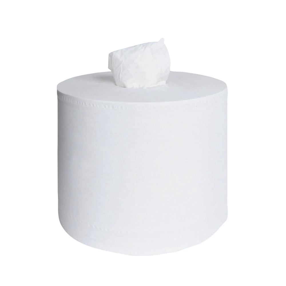 Paper Towel Roll, Perforated White Centre Pull, 8&#34; X 15&#34; 4/CS