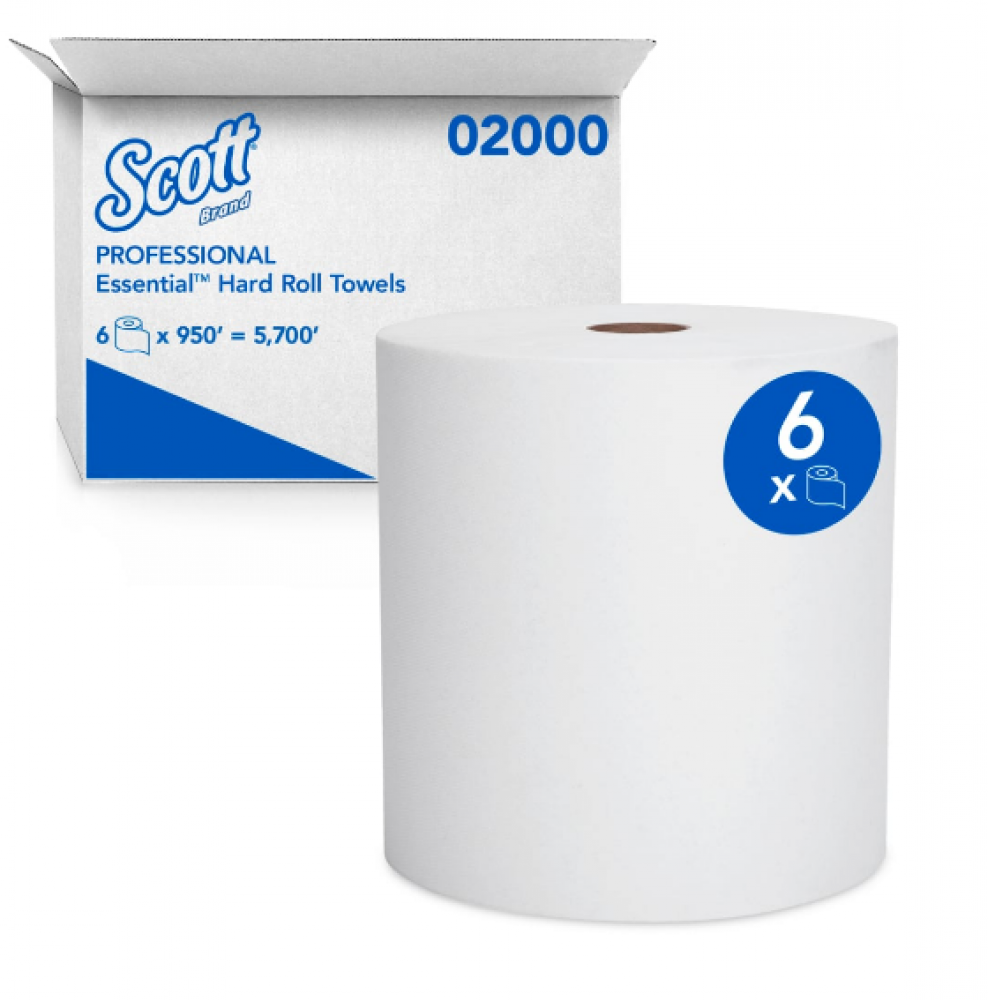 Scott® Essential High Capacity Hard Roll Paper Towels