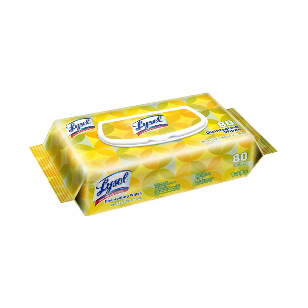 Cleaner Wipes Lysol 80/Wipes
