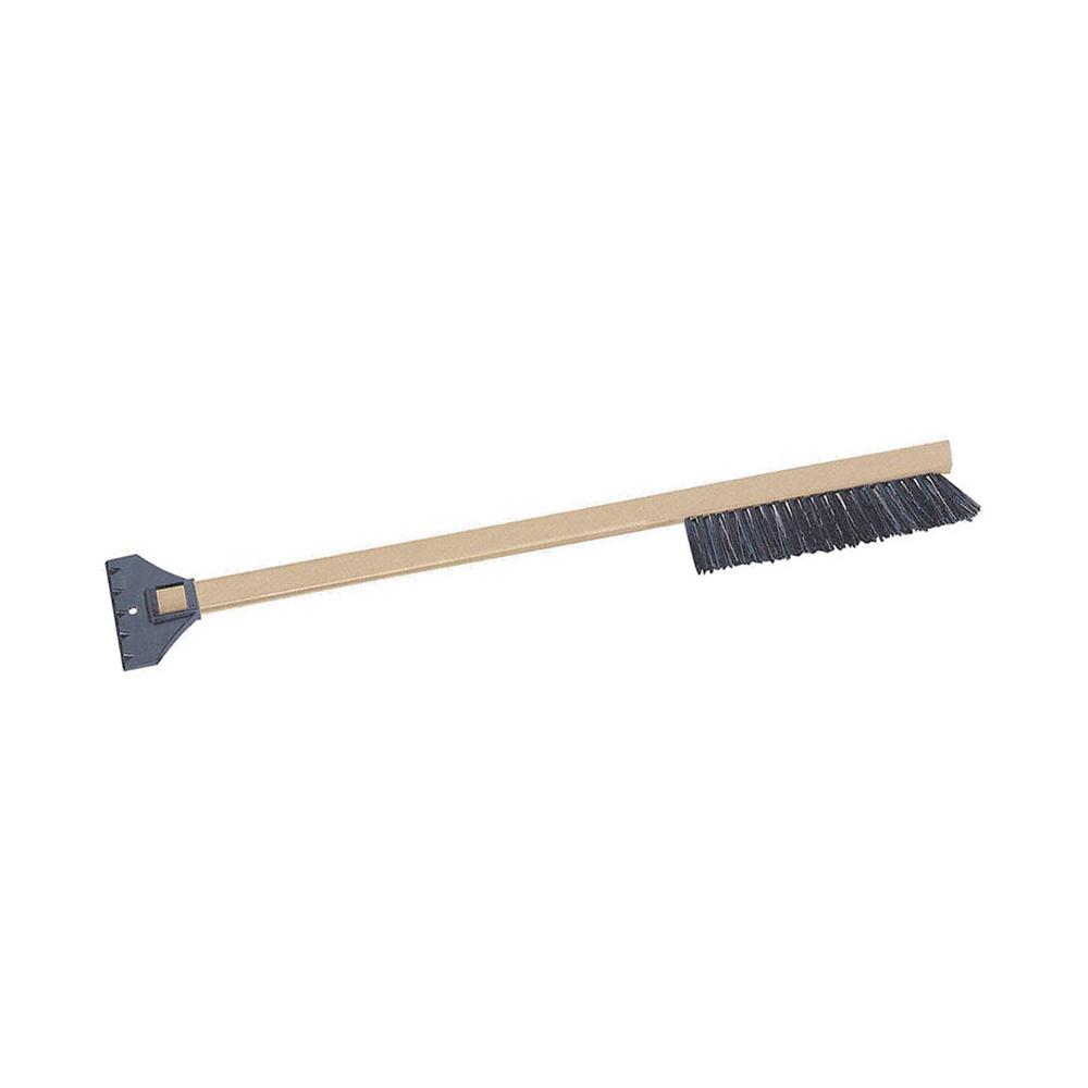 Snowbrush 25&#34; Wood Handle W/Scraper