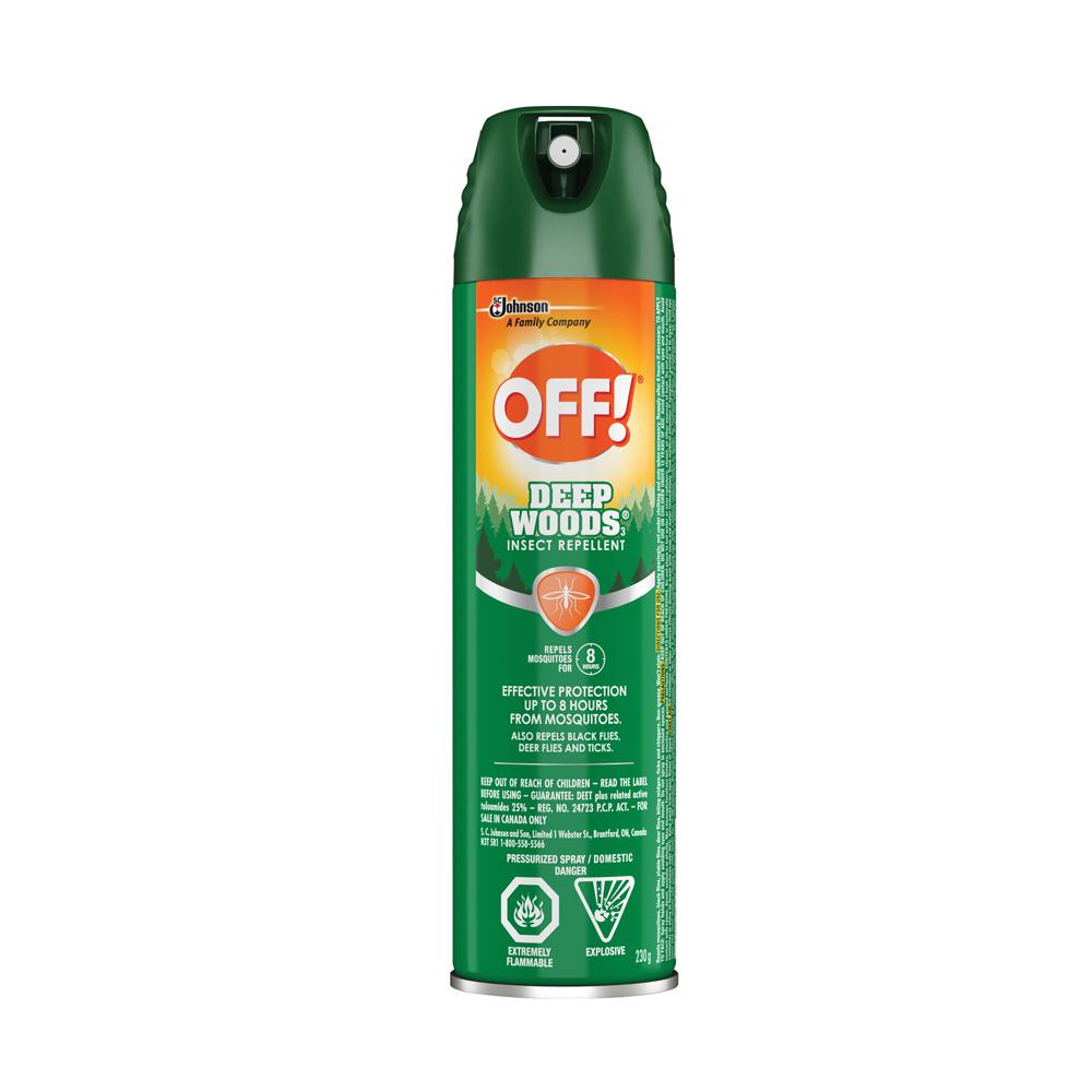Insect Repellent Off Deep Woods Aerosol 230G 25% Deet