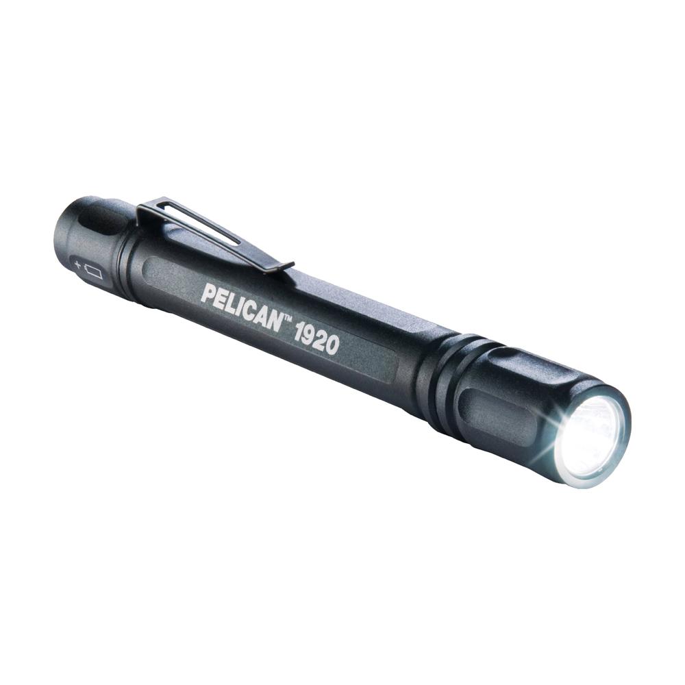 Flashlight Compact LED 2AAA Aluminum W/ Clip Black 224 Lumens