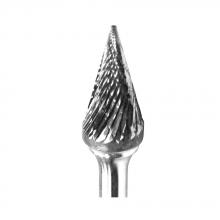 Premium Tool & Abrasives PRESM1DC - Carbide Burr 1/4" X 1/2" Cone