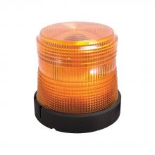 SWS Warning Lights SWS201Z-12V-A - Beacon Strobing 3 Patterns Amber LED Low Profile Permanent Mount