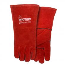Watson Gloves WAT9238W - Glove Welders Red Split Cowhide, Ladies, Cotton Fleece Lined  Sz: OS