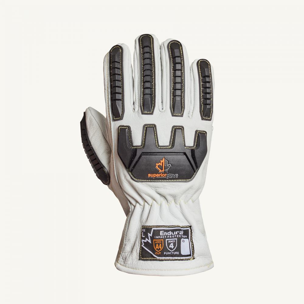 Glove Drivers Goatskin Grain CLA6 W/ TPR Thinsulate Lined Sz: 2XL