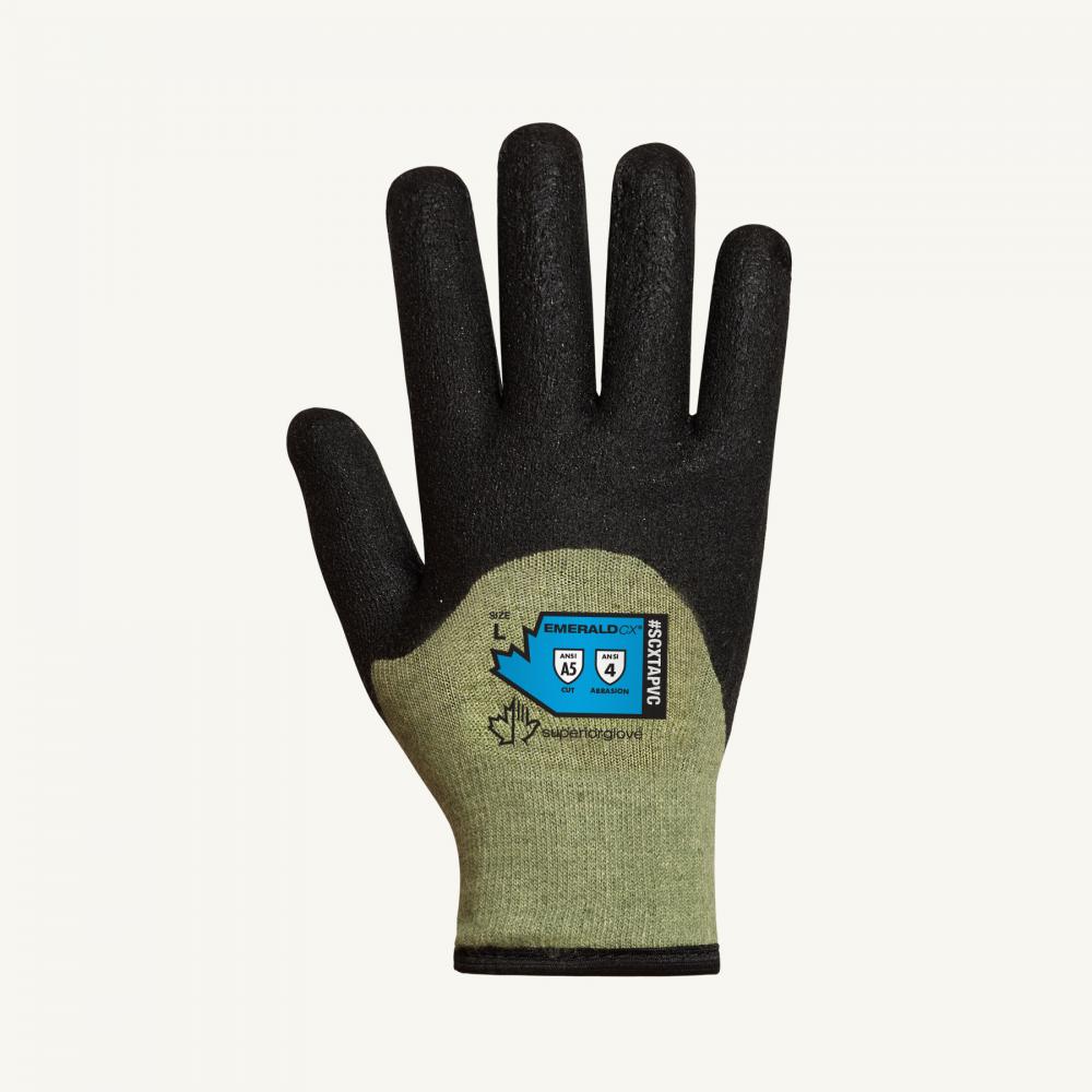 Glove Kevlar/Steel Winter Glove With PVC Palm CLA5 Sz: L