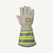 Superior Glove SPR365DLXTKG-L - Glove Linesman Cowhide Thinsulate CLA4 W/ 6" Reflective Cuff Sz: L