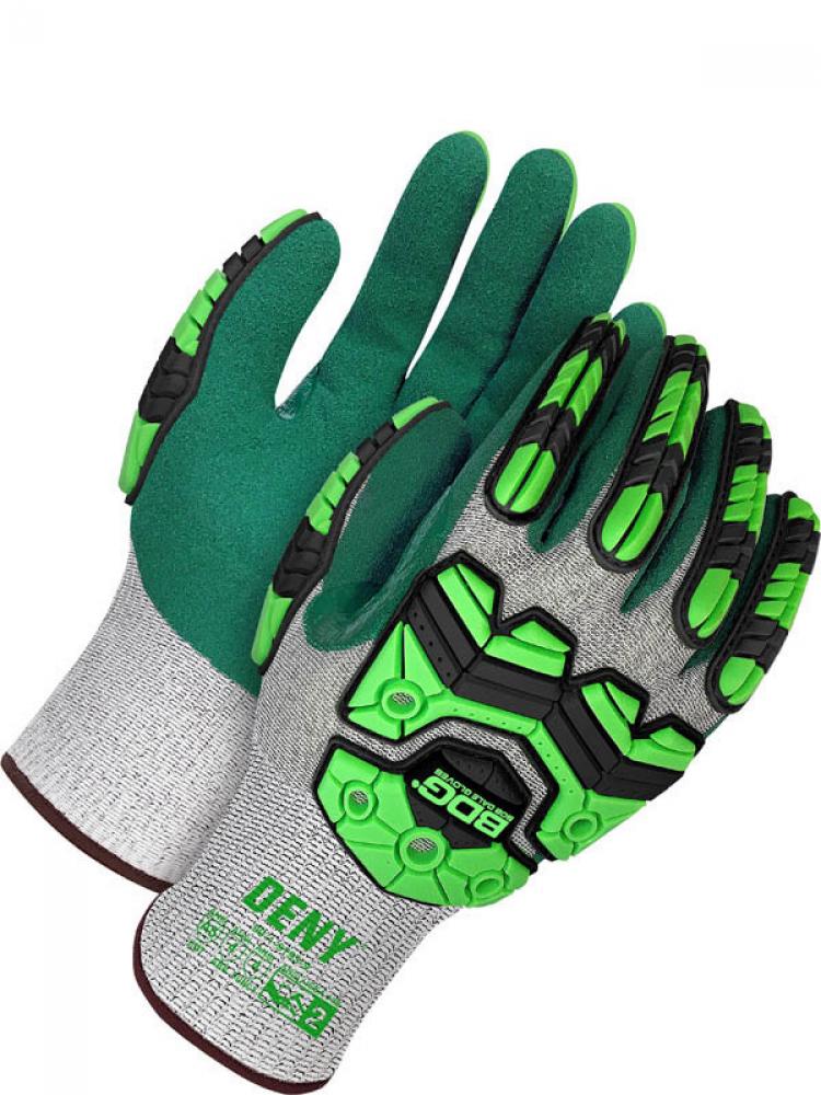 Gloves HPPE 13Gauge w/ TPR & Nitrile Coated Palm Liquid Resistant CLA6  Sz: 10(XL)