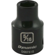 Gray Tools D007310 - 3/8" Drive 6 Point SAE, 5/16" Standard Length, Impact Socket