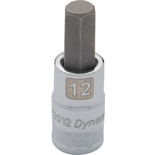 Gray Tools D013006 - 1/2" Drive Metric Hex Head, 6mm Bit Standard Length, Chrome Finish Socket