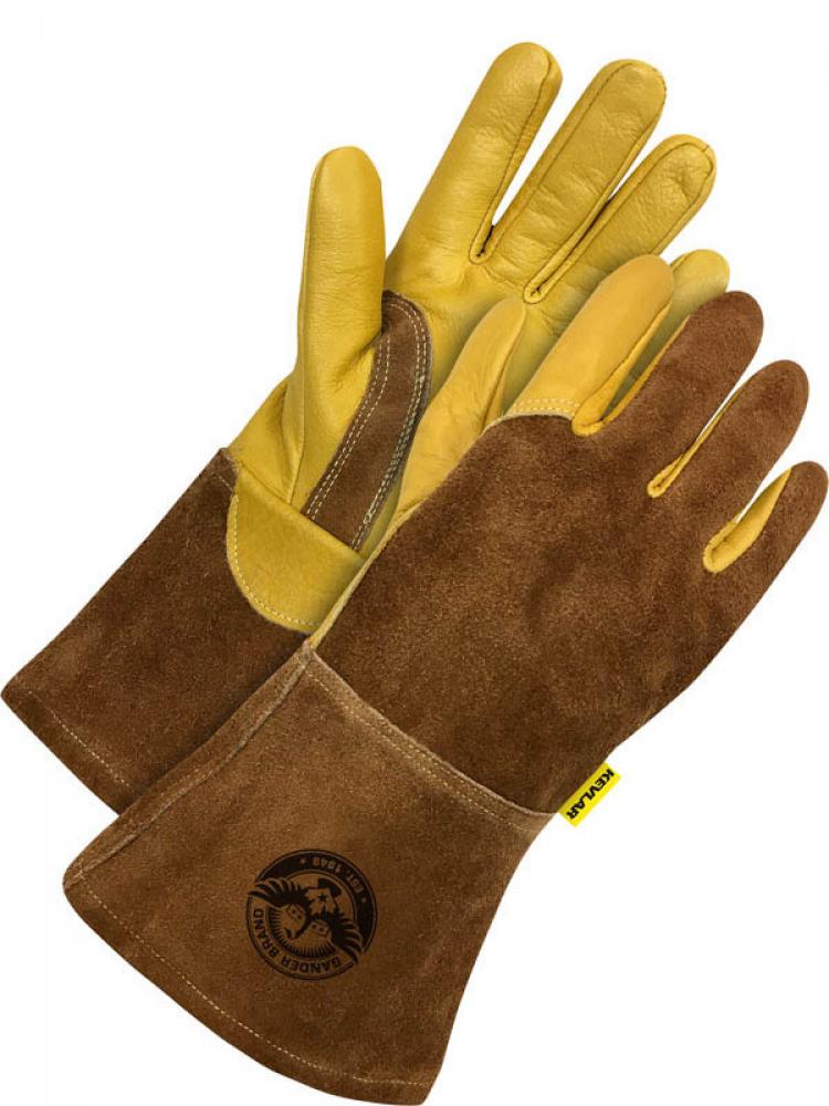 Glove Welder Gauntlet Grain Goatskin w/ Kevlar® Lining CLA6 Sz: L