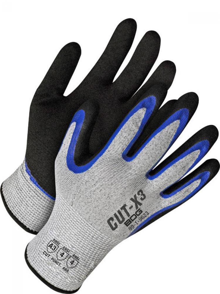 Glove HPPE 13Gauge Double Nitrile Coated Palm CLA3  Sz: 10(XL)