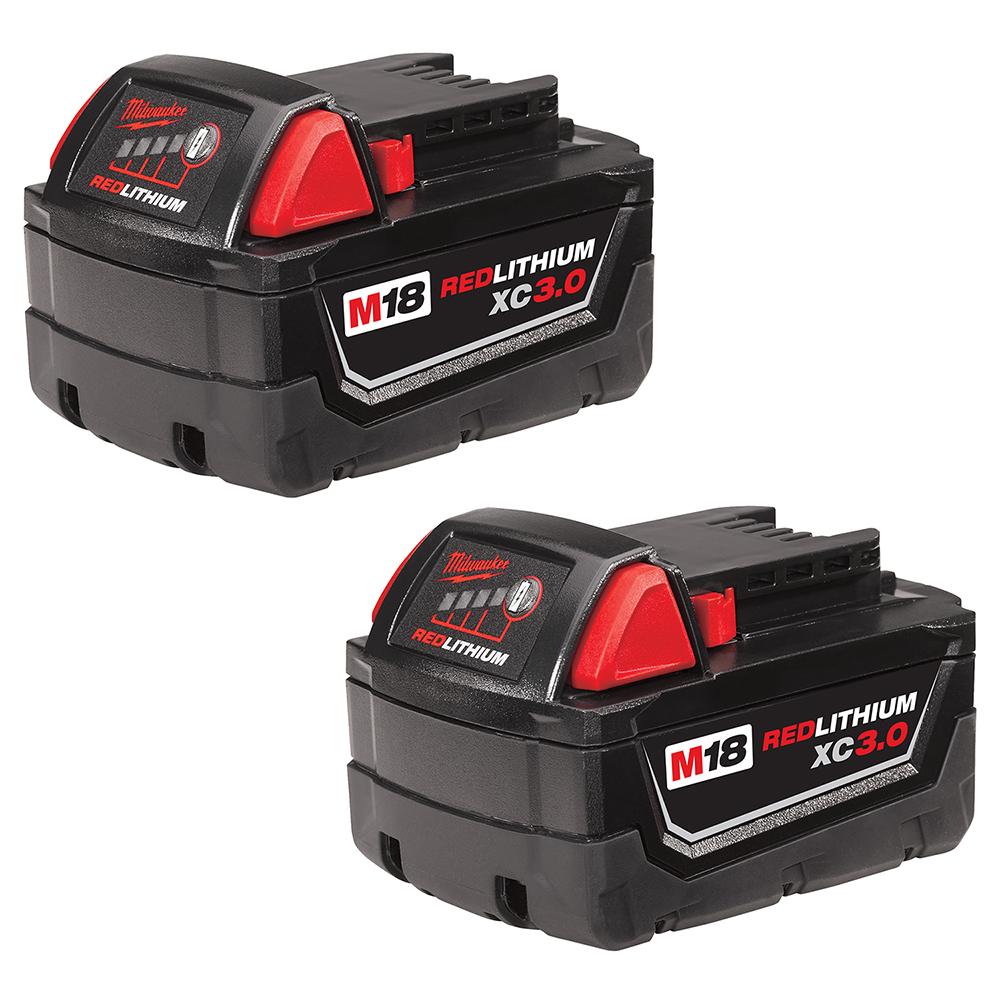 M18™ REDLITHIUM™ High Capacity 3.0Ah Battery Pack (2 Piece)