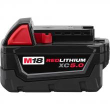 Milwaukee 48-11-1850 - M18™ REDLITHIUM™ XC 5.0Ah Extended Capacity Battery Pack