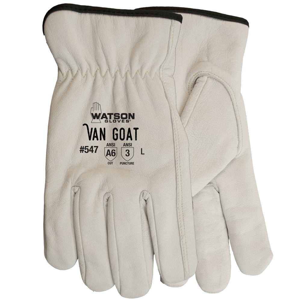 Drivers Glove &#39;Van Goat&#39; Goatskin Leather CLA6 Sz: L