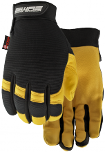 Watson Gloves 005-L - Mechanics Glove 'Flextime' Goatskin Leather Palm Sz: L