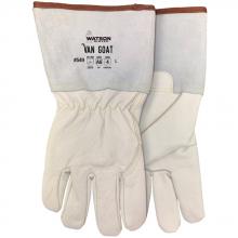 Watson Gloves 549-M - Glove Goatskin Leather with Gauntlet 'Van Goat'  CLA6  Sz: M
