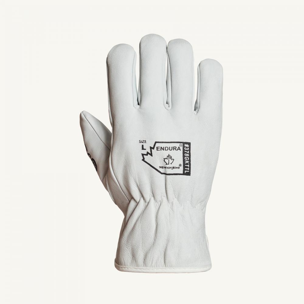 Glove Drivers Goatskin Thinsulate Lined Sz: L