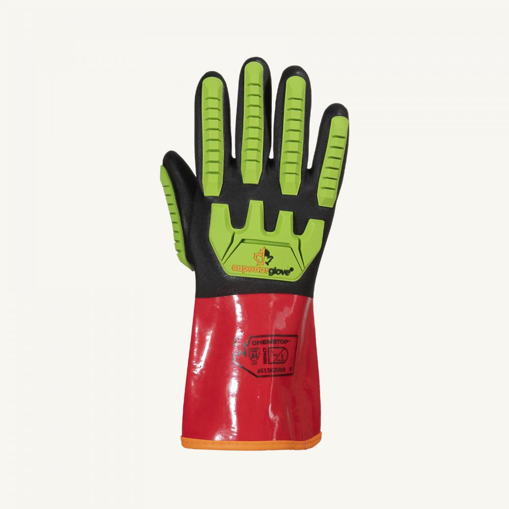 Chemical Resistant Glove CLA5 with TPR & 12&#34; Gauntlet  Sz:7 (S)