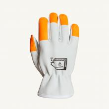 Superior Glove 378GOTL - Glove Drivers Goatskin Unlined, Hi-Viz Fingers Sz: L