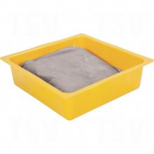 Zenith Safety Products SEI054 - Drip Pan with Sorbent Pillow, Universal,  10-1/2" X 10-1/2" X 3"