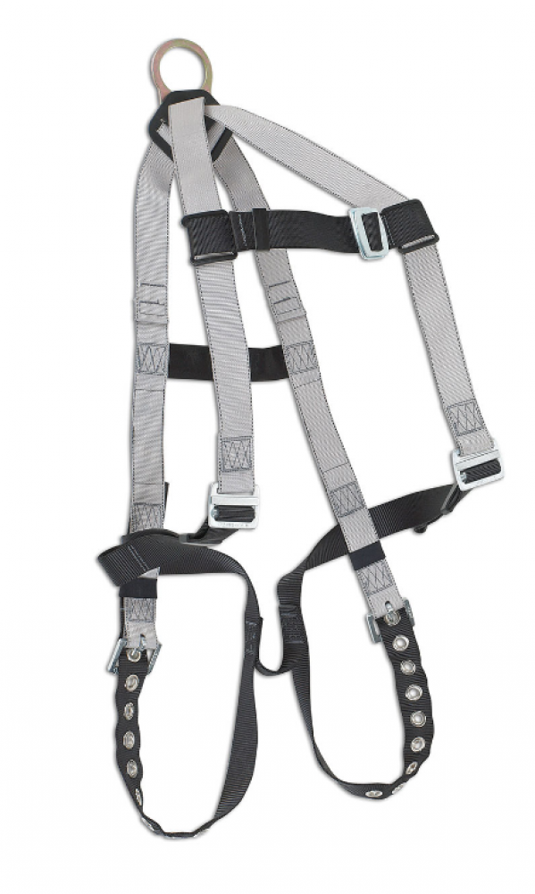 Harness Vest Style, (1D) Back D-Ring, Grommeted Legs, Sz: S - L Hybrid Econo Series