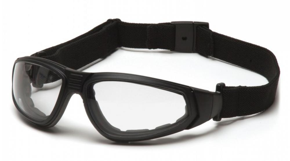 Safety Glasses - XSG - Black Frame/Clear Anti-Fog Lens