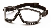 Pyramex Safety GB1810ST - Safety Glasses - V2G - Black Frame/Clear Anti-Fog Lens