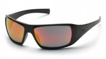 Pyramex Safety SB5645D - Safety Glasses - Goliath - Black Frame/Ice Orange  Lens