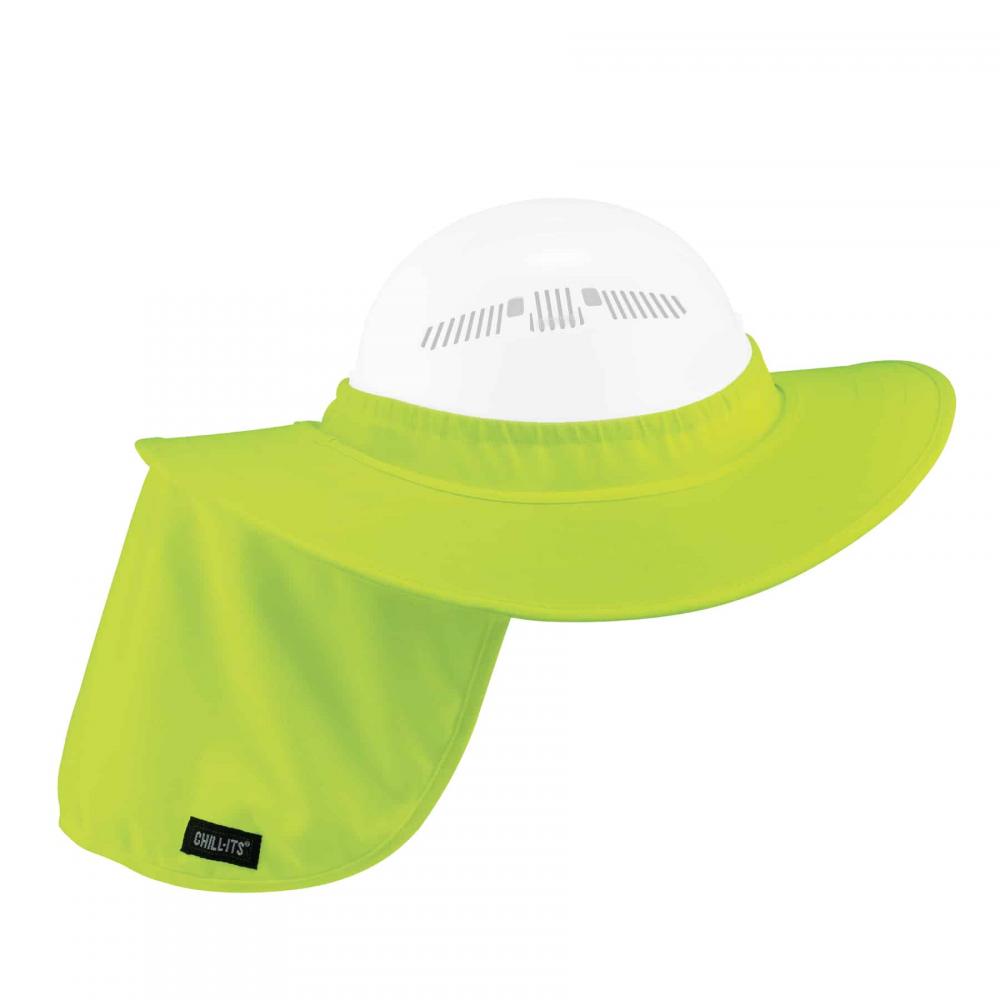 Lime Hard Hat Brim and Neck Shade