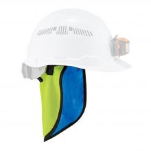 Ergodyne 12523 - Hard Hat Neck Shade w/Cooling Towel (Lime) Chill-Its