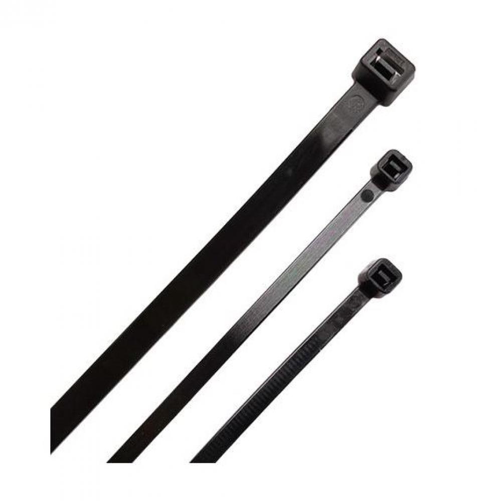 Cable Tie Black 14&#34; 100/Pk (50 LBs)