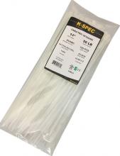 Techspan E14509C - Cable Tie Natural 14" 100/Pk (50Lbs)