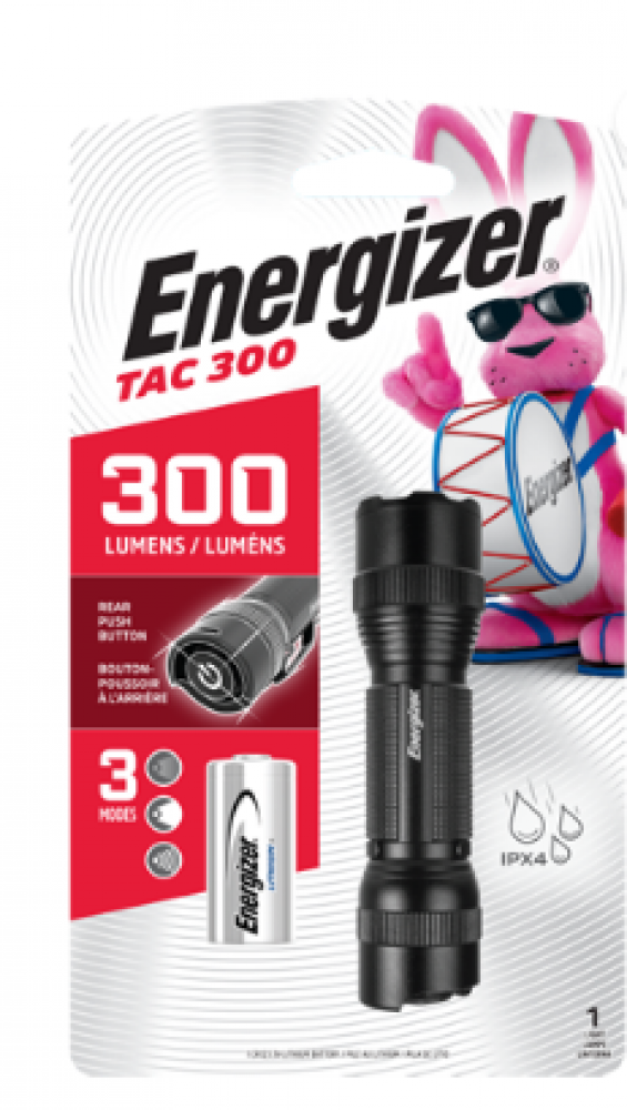 Energizer® Performance Metal Tactical Flashlight (300 lumens)
