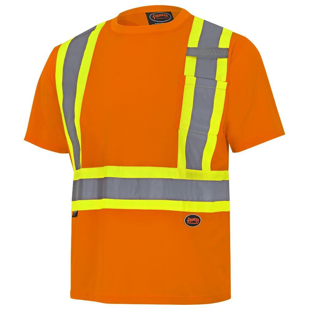 T-Shirt Hi-Viz Orange with Reflective Stripes Sz: 2XL