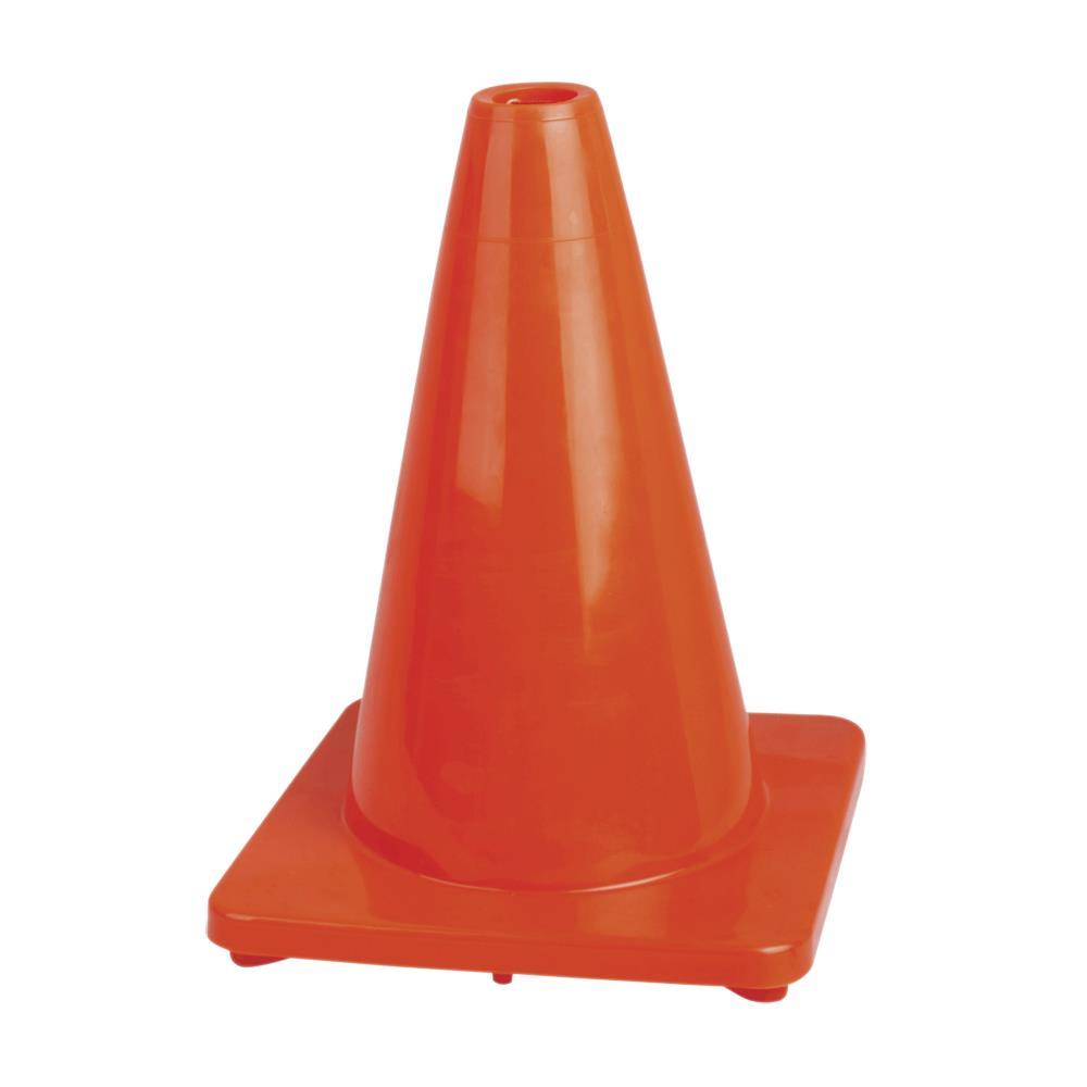 Safety Cone Flexible 12&#34; PVC  (No Bands)