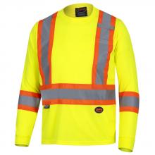 Pioneer V1051260-2XL - Long Sleeve Shirt, Hi Viz Yellow with Reflective Stripes Sz: 2XL