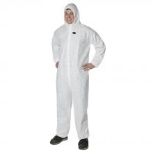 Pioneer V7014550-2XL - Disposable Coverall SMS Basic White with Hood Sz: 2XL